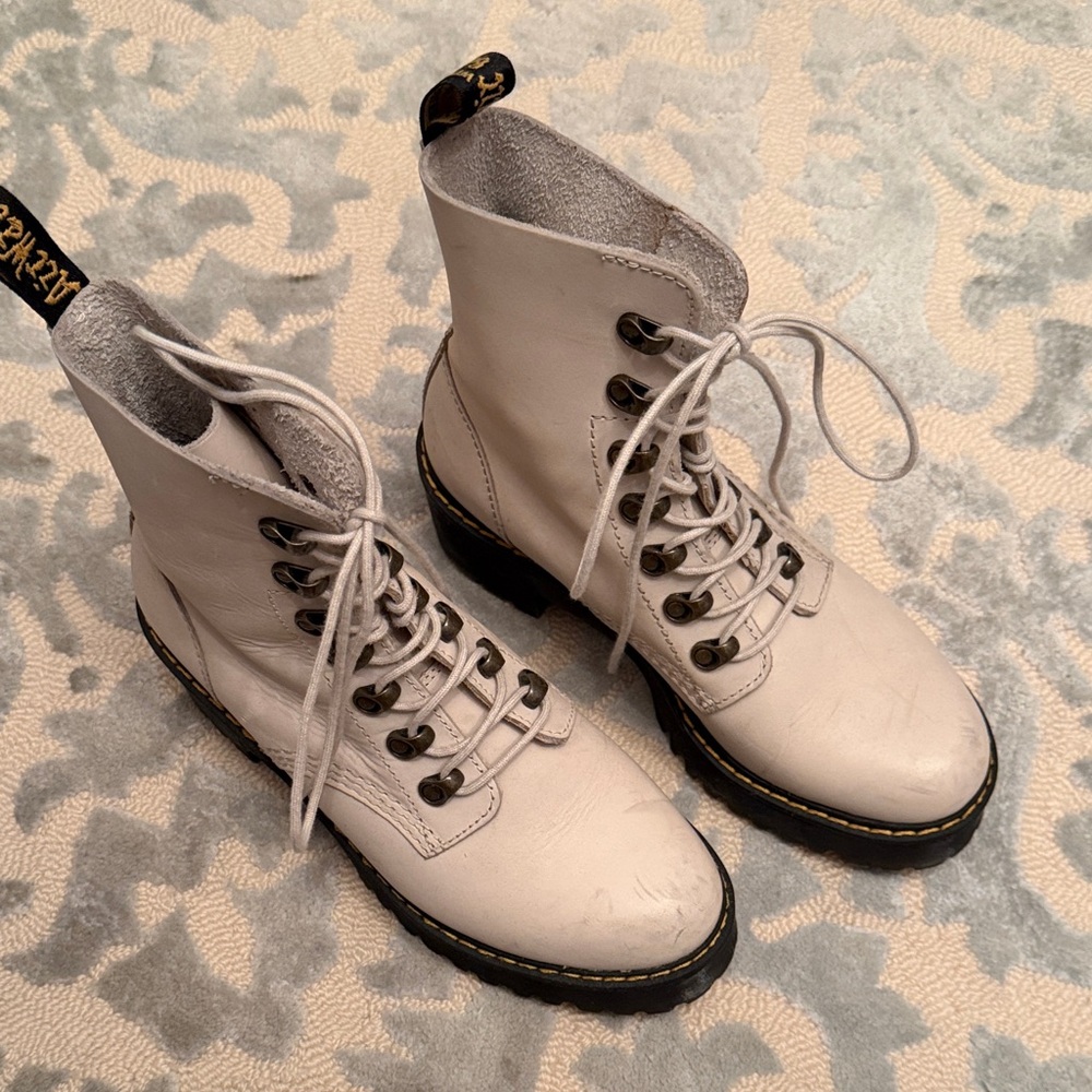 Dr. Martens Off-White Combat Boots